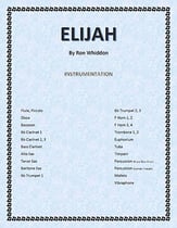 Elijah Concert Band sheet music cover